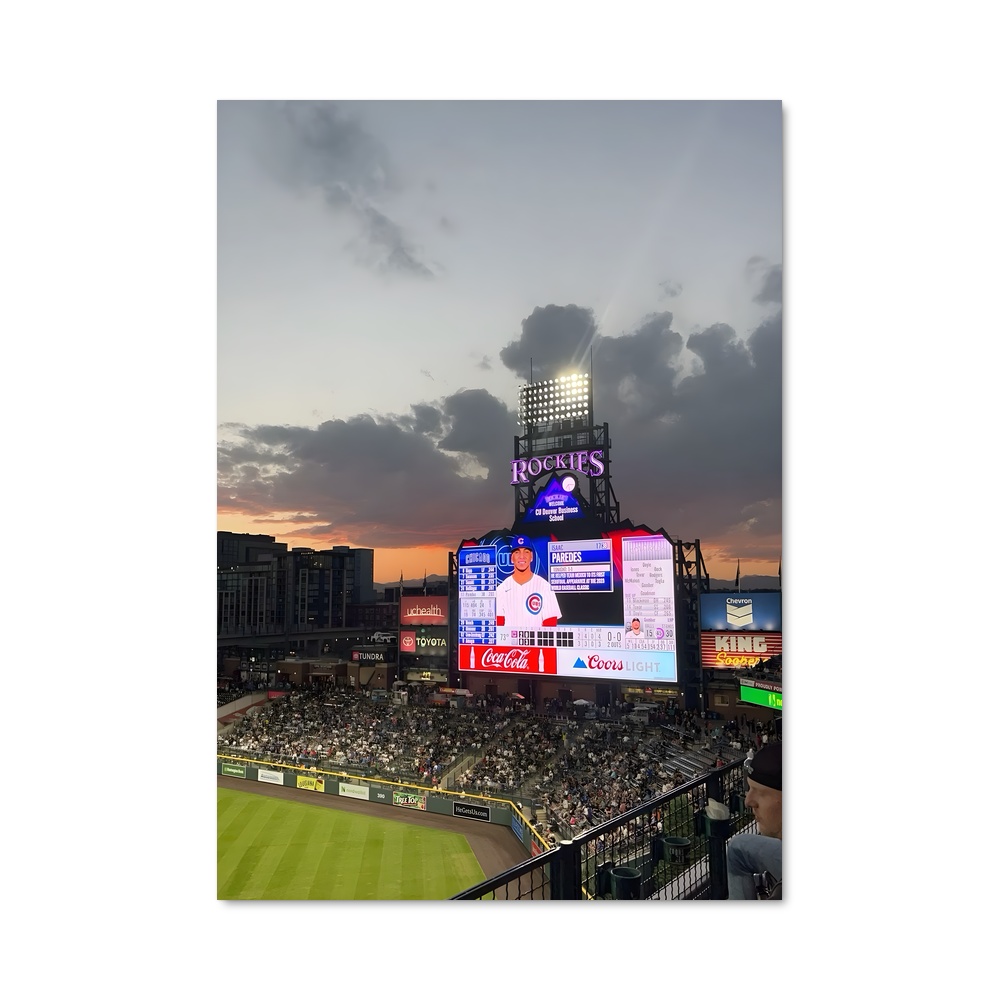 Poster Colorado Dreams – affiche Baseball